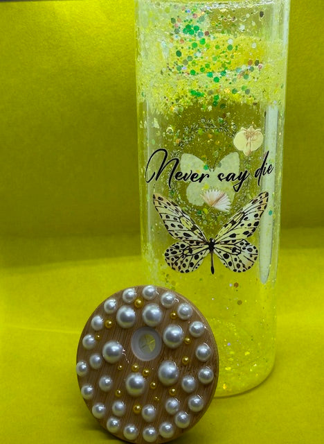20oz Custom Snow Globe Tumbler